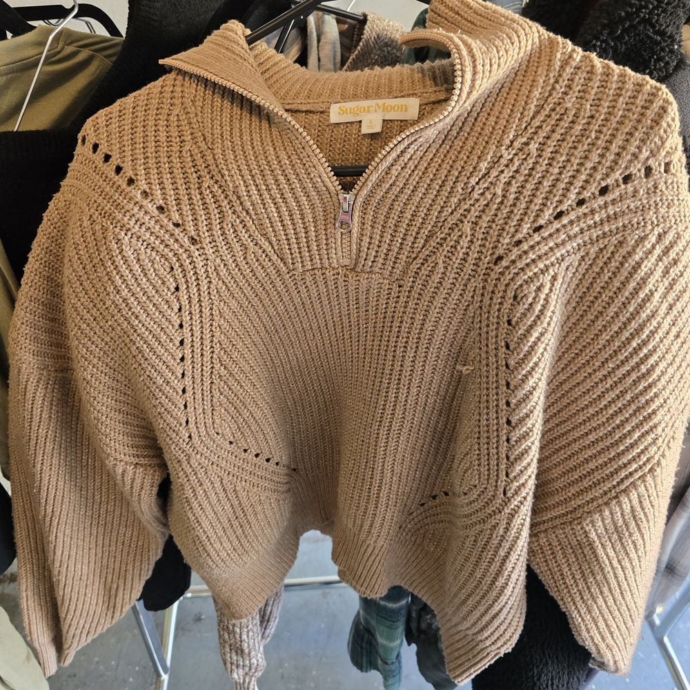 Women'sSweater - Tan